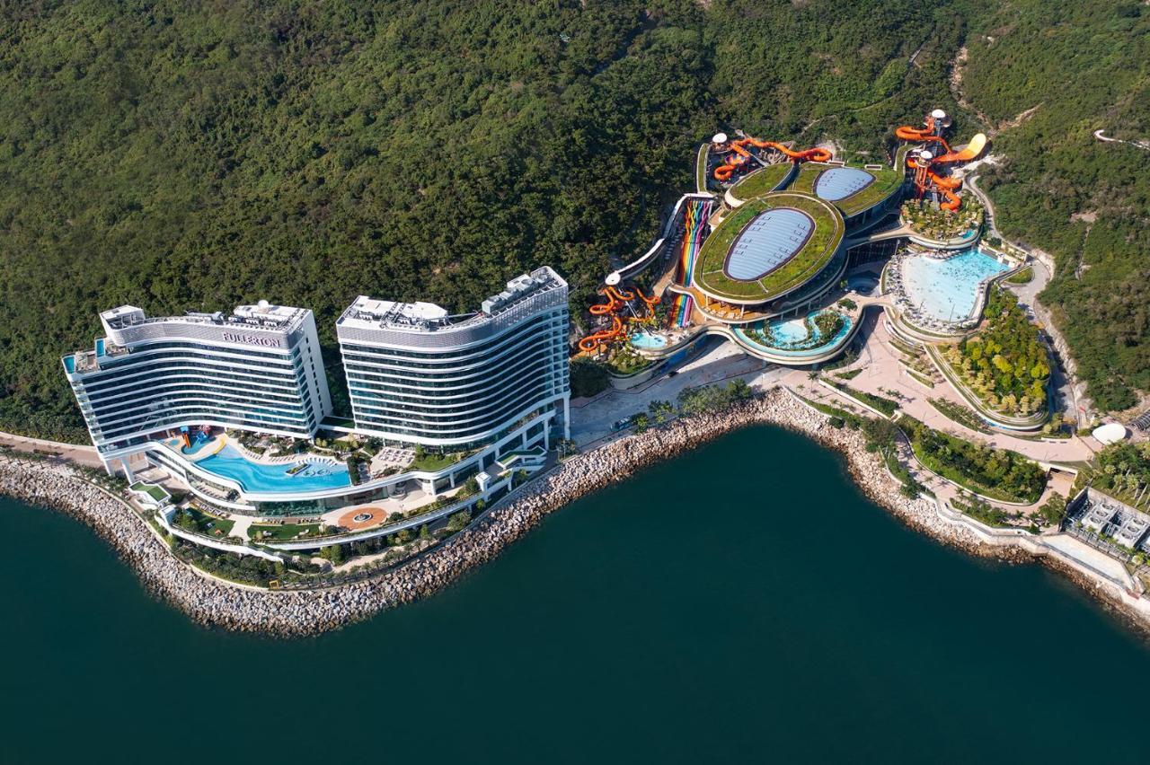 The Fullerton Ocean Park Hotel Hong Kong Dış mekan fotoğraf Aerial view of Ocean Park